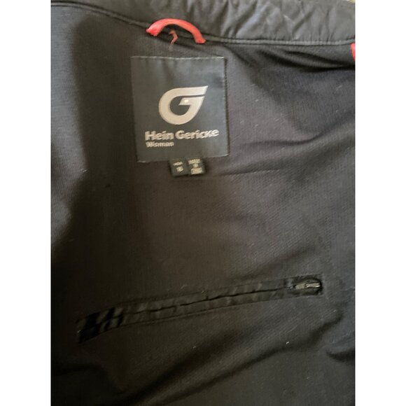 Hein Gericke Women’s Red Leather Moto Jacket Size 16 Zip Front 100% Leather - Picture 5 of 16